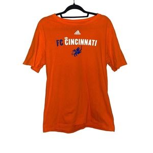 FC Cincinnati OH Soccer Club T-Shirt by adidas The Go-To Tee - Men's Size Large